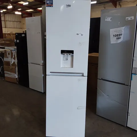 BEKO CFG4582DW 182CM HIGH 50/50 FROST FREE FRIDGE FREEZER - WHITE E-RATED - UNPROCESSED RAW RETURN