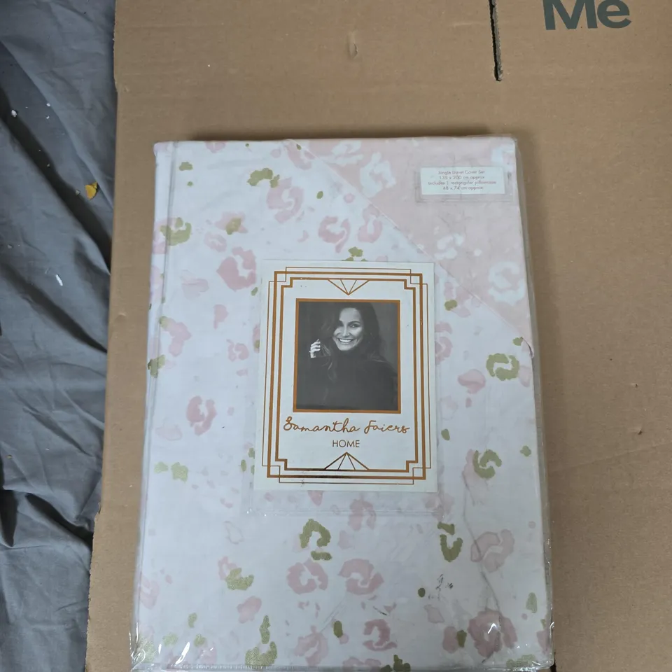 SAMANTHA FAIERS HOME SINGLE DUVET COVER SET – PINK FLORAL
