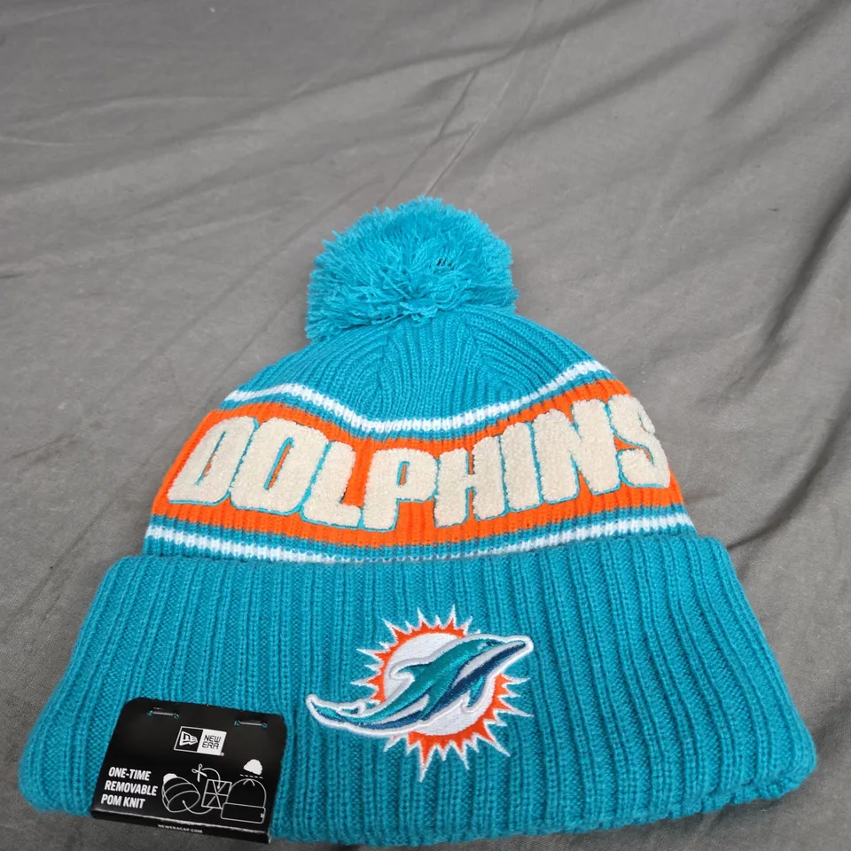 NFL MIAMI DOLPHINS BOBBLE HAT