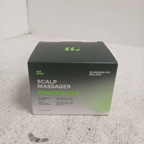 SCANDINAVIAN BIOLABS SCALP MASSAGER – SCALP STIMULATION TECHNOLOGY (BOXED) 