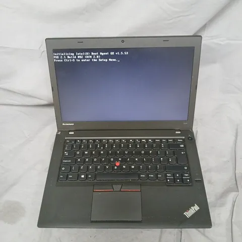 LENOVO THINKPAD T450 LAPTOP, 14" DISPLAY, I5-5300U, 8GB RAM, 500GB HDD, WIFI – ASSET G-105851