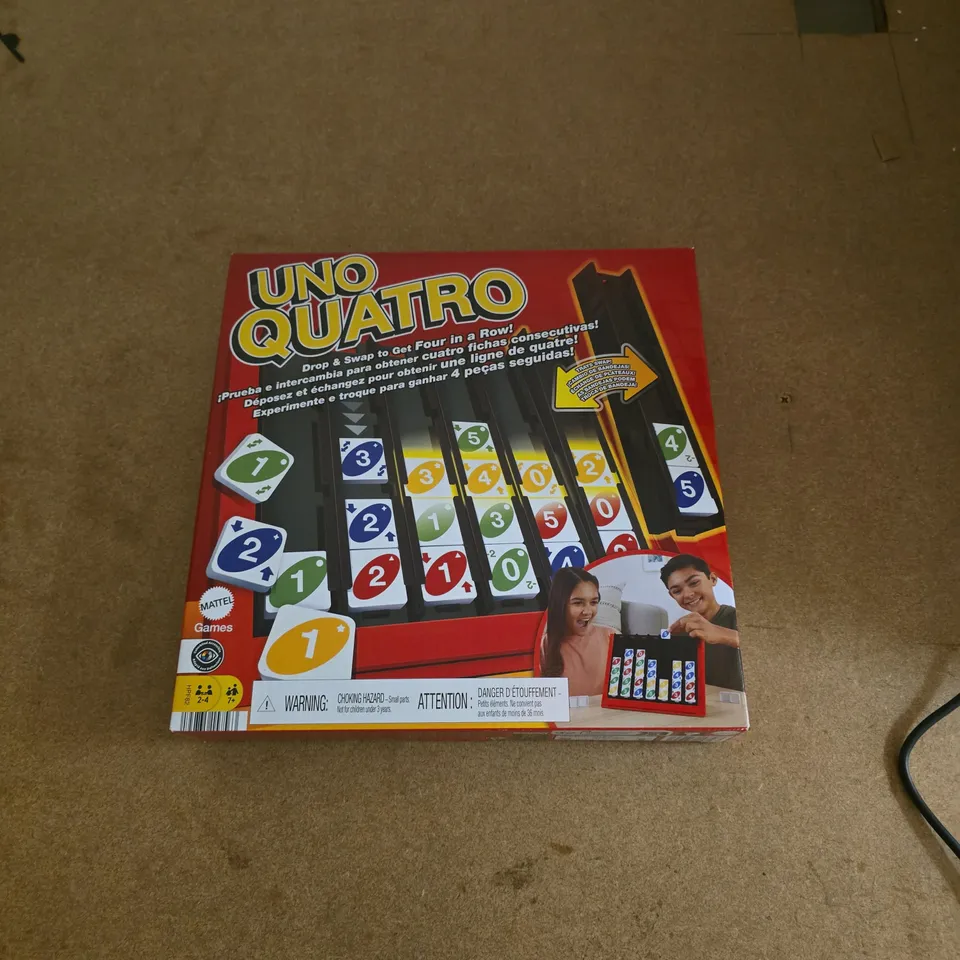MATTEL UNO QUATRO BOARD GAME – BOXED