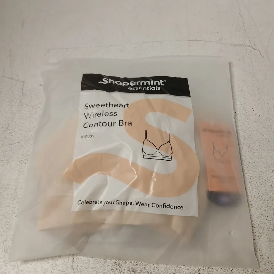 SHAPERMINT ESSENTIALS SWEETHEART WIRELESS CONTOUR BRA – 2XL, CHAI