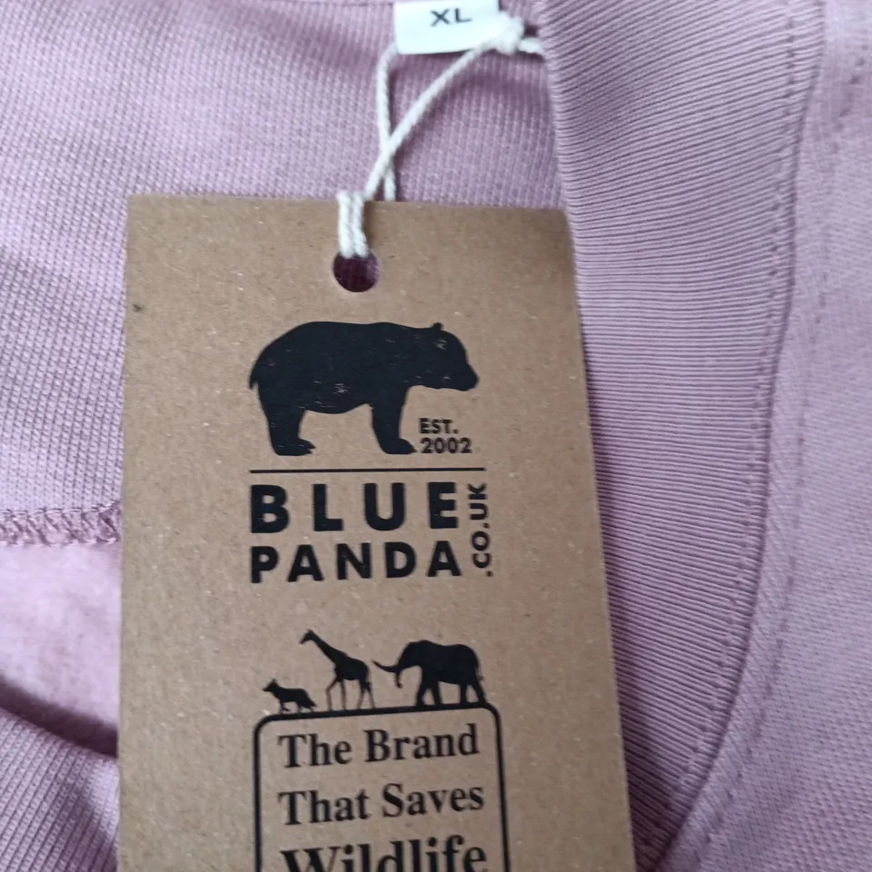 BLUE PANDA PINK LONG-SLEEVE TOP – WOMEN'S, SIZE XL