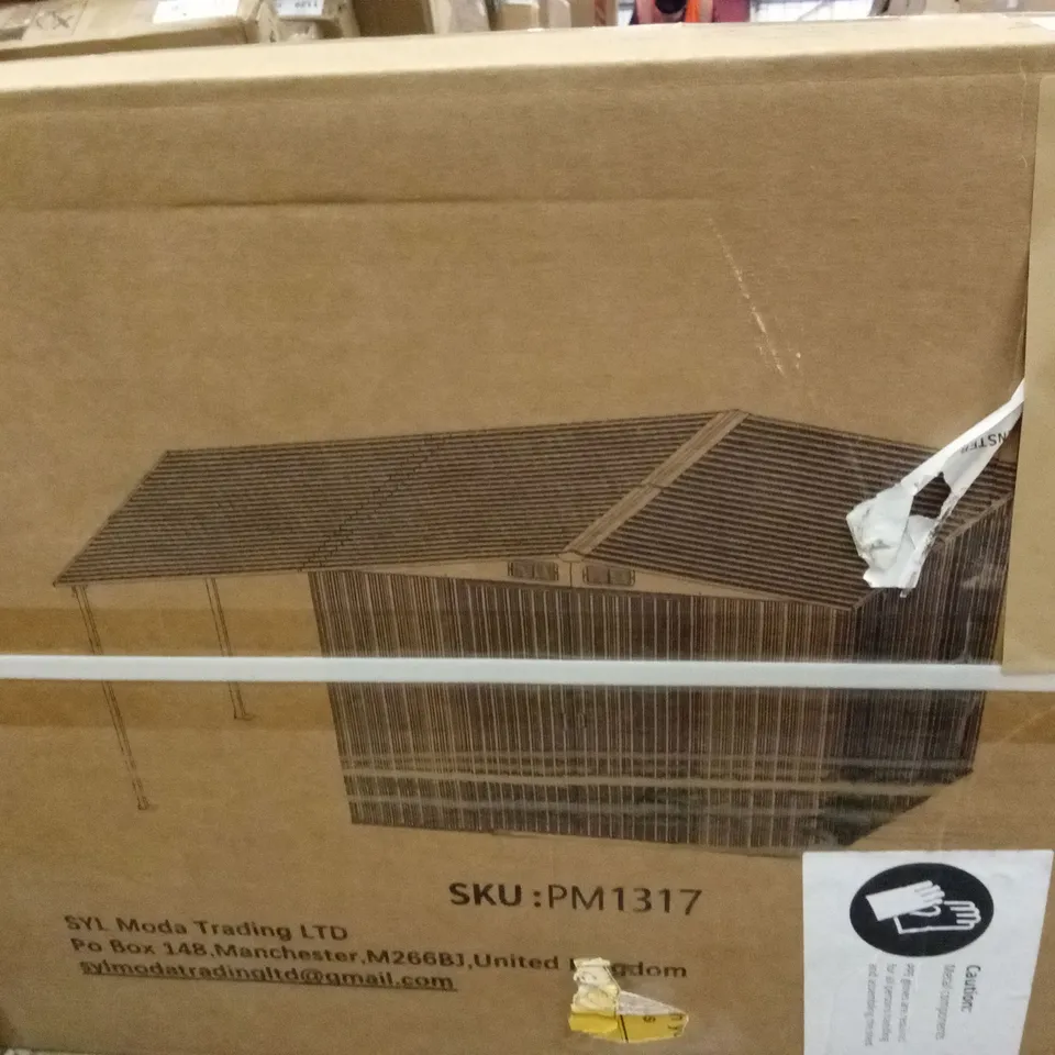 BOXED SMALLBEE GARDEN SHED - GREY (4 BOXES)