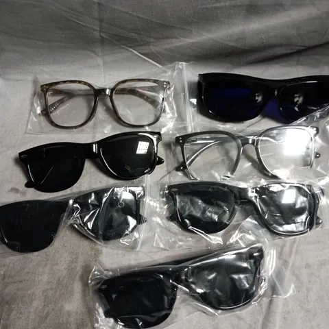 APPROXIMATELY 20 ASSORTED GLASSES/SUNGLASSES IN VARIOUS DESIGNS 