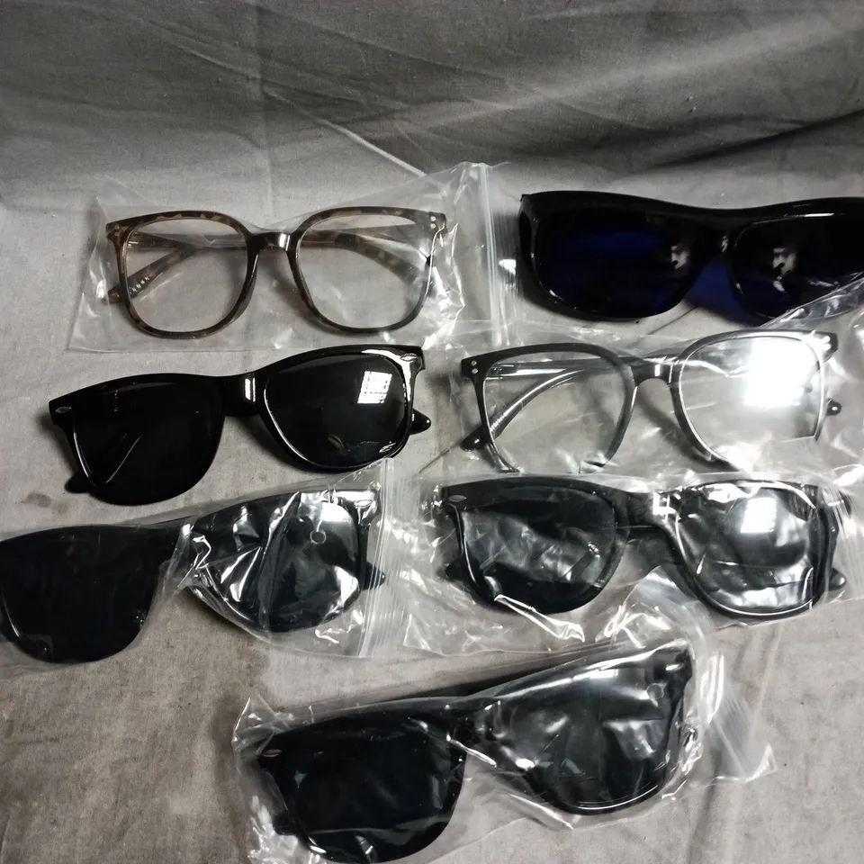 APPROXIMATELY 20 ASSORTED GLASSES/SUNGLASSES IN VARIOUS DESIGNS 