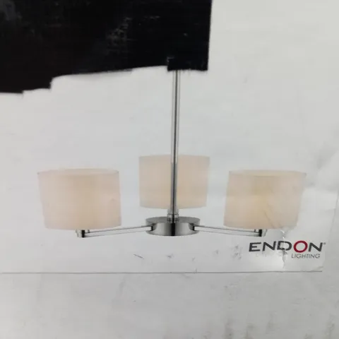 BOXED JAIRO 3-LIGHT SEMI FLUSH LIGHT