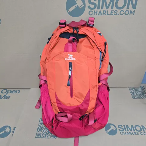 CAMELBAK HIKING BACKPACK RUCKSACK ADJUSTABLE STRAP 40L – ORANGE/PINK