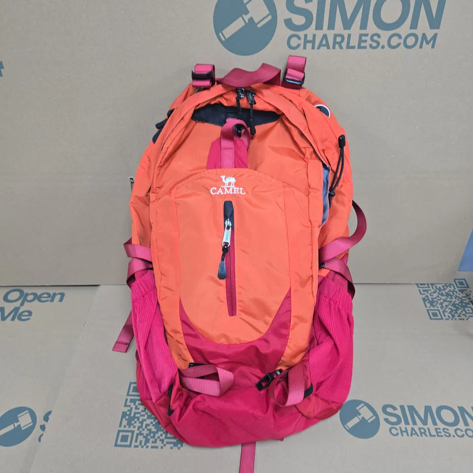 CAMELBAK HIKING BACKPACK RUCKSACK ADJUSTABLE STRAP 40L – ORANGE/PINK