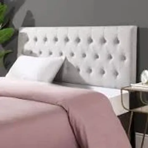 BOXED BRITTENY UPHOLSTERED HEADBOARD - SINGLE (1 BOX)