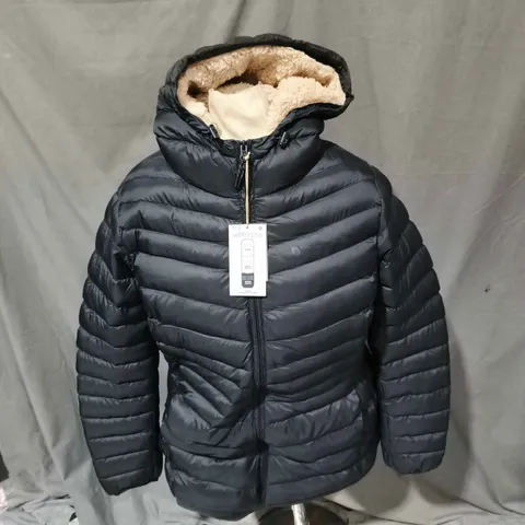 MOUNTAIN WAREHOUSE FLORENCE FUR LINED WOMENS PADDED JACKET IN BLACK - UK 14