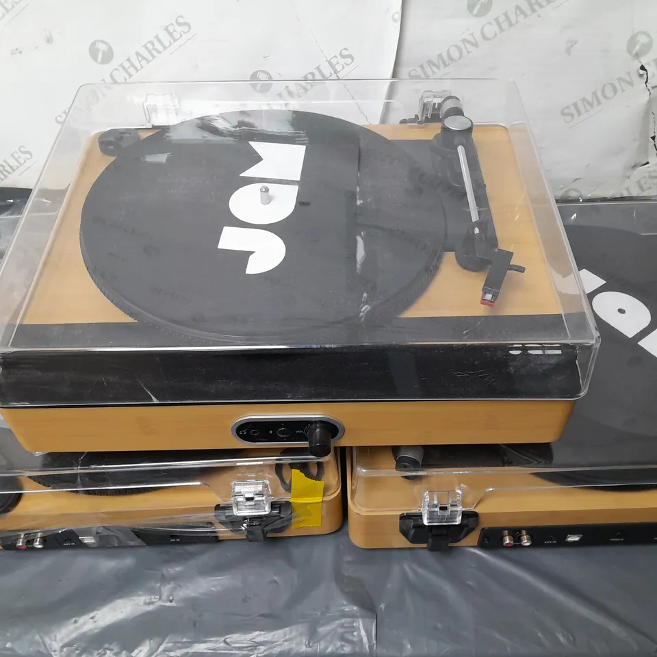 LOT OF 5 UNBOXED JAM TURNTABLES