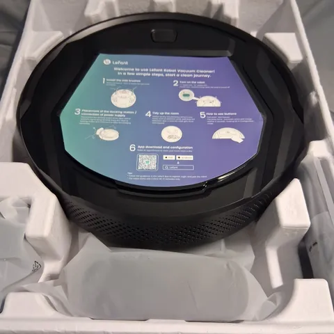 BOXED LEFANT ROBOTIC VACUUM CLEANER POWERED BY FREEMOVE M210P