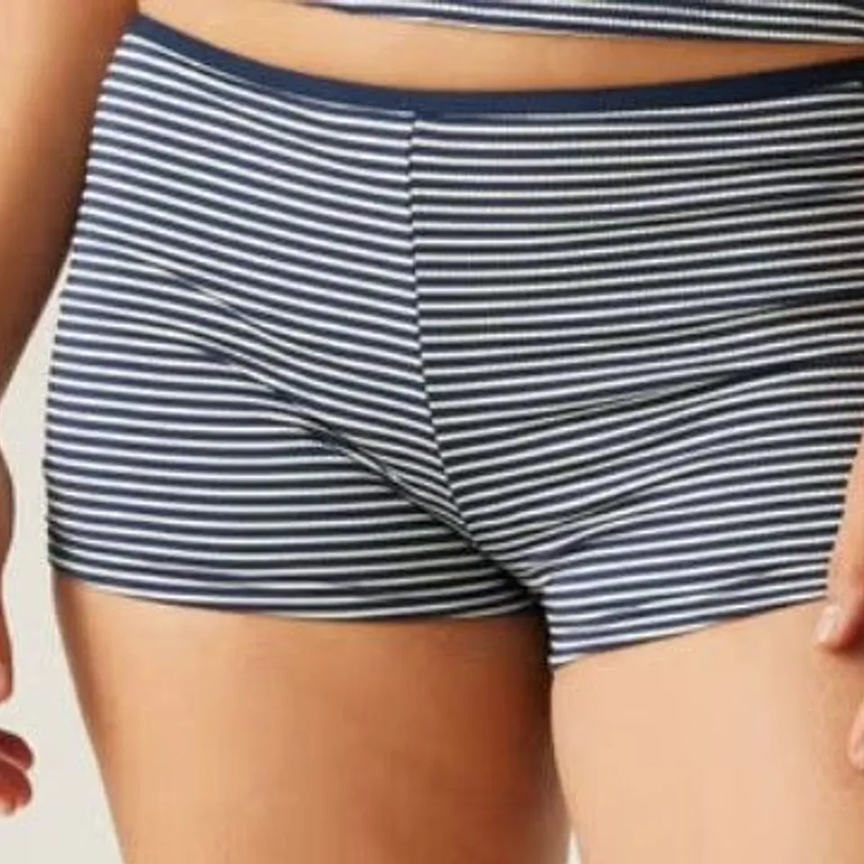 REGATTA WOMEN'S ACEANA BIKINI SHORT NAVY WHITE STRIPE SIZE 10