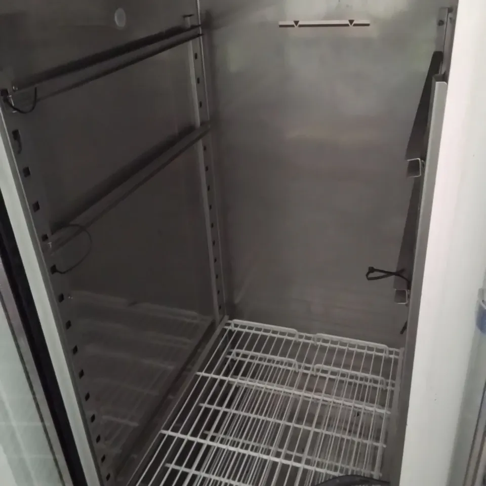 LEC PGR1200UK LARGE GLASS DOUBLE-DOOR FREESTANDING PHARMACY REFRIGERATOR (1200L)