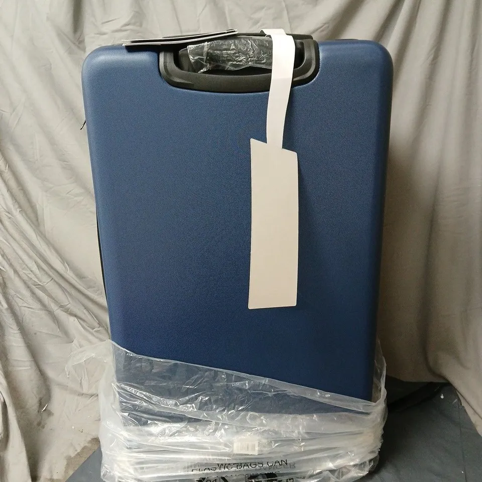 ROCK SANTIAGO 3 PIECE SUITCASE BLUE BOXED