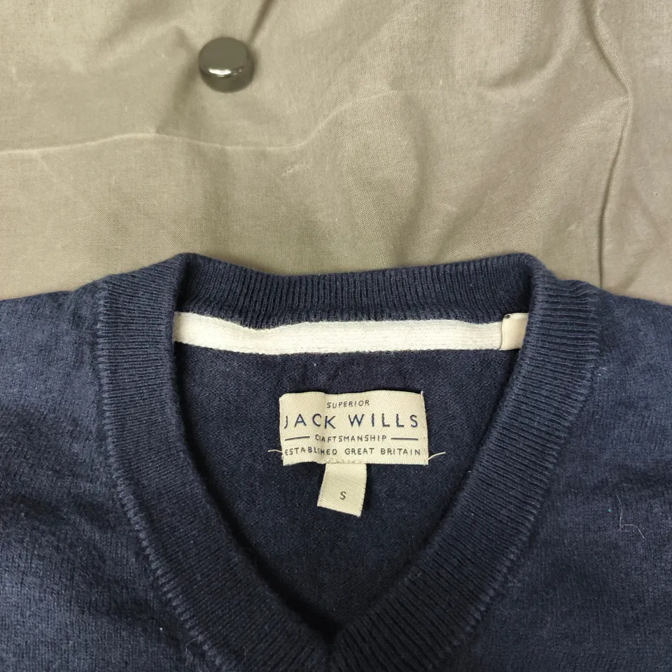 JACK WILLS NAVY SWEATSHIRT – UK S