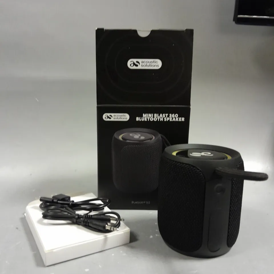 BOXED MINI BLAST 360 BLUETOOTH SPEAKER