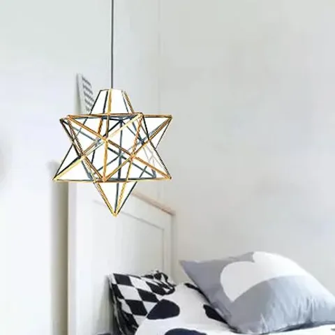 BOXED GLASS NOVELTY PENDANT SHADE 23 × 25CM