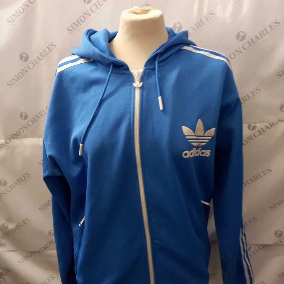 ADIDAS ORIGINAL ZIPPED JACKET SIZE L
