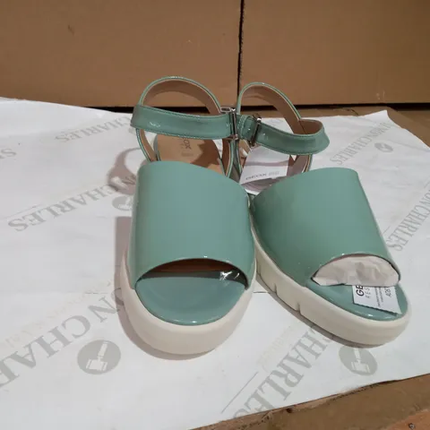 GEOX RESPIRA LIGHT GREEN SANDALS SIZE 6