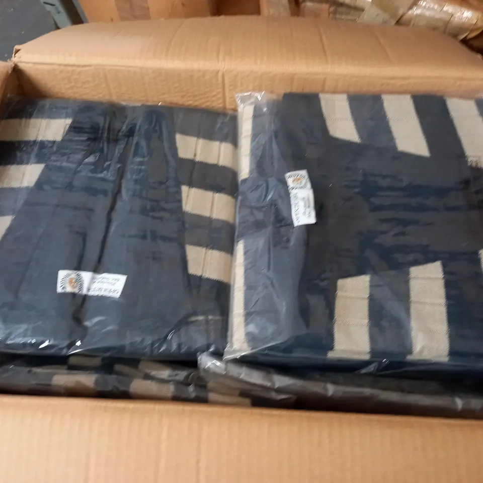LARGE QUANTITY OF NAVY STRIPE OPEN DITCH OPEN FRONT CARDIGAN - SIZE UNSPECIFIED