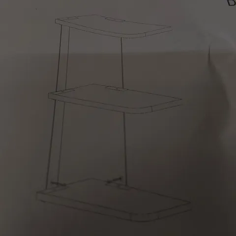 BOXED CORNER FLOATING SHELF (1 BOX)
