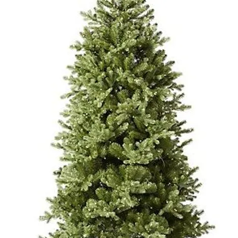 SANTA'S BEST 16 FUNCTION PRE-LIT DEWDROP CHRISTMAS TREE- 6FT SNOW KISS - COLLECTION ONLY 