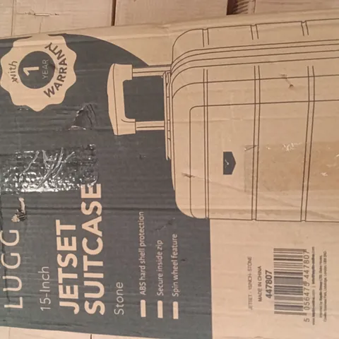 BOXED LUGG TRAVEL SUITCASE