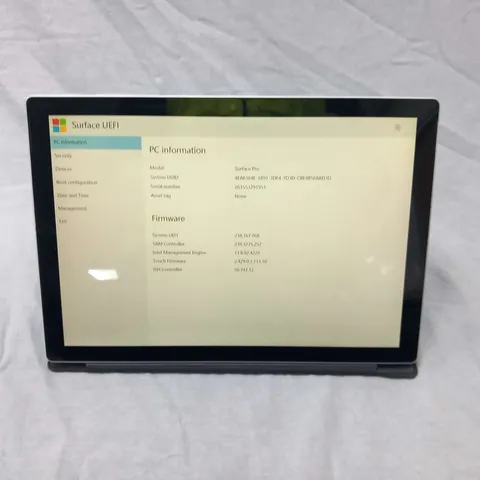 MICROSOFT SURFACE PRO 256GB