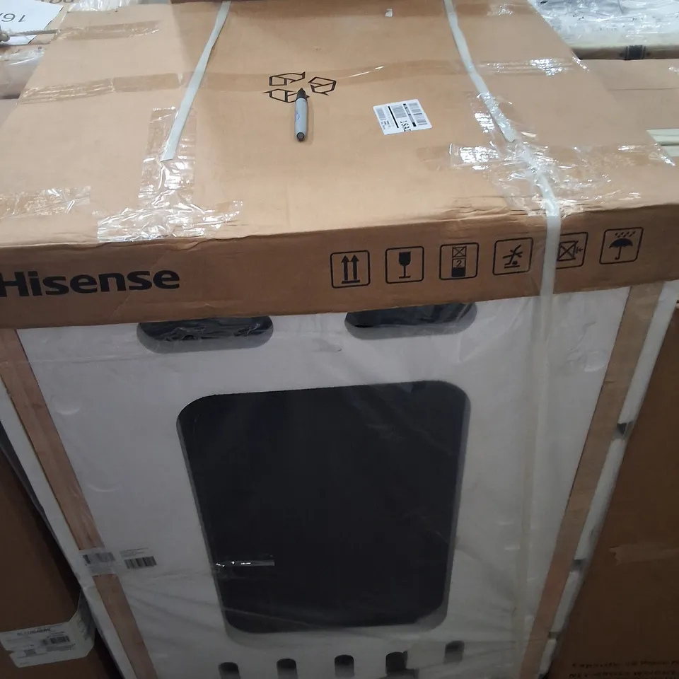 BAGGED HISENSE HDCEIT6C20B INDUCTION ELECTRIC COOKER WITH DOUBLE OVEN IN BLACK 