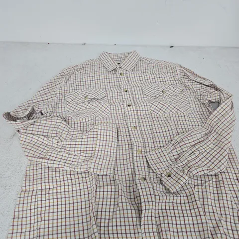 CHAMPION MEN'S PLAID SHIRT, SIZE M