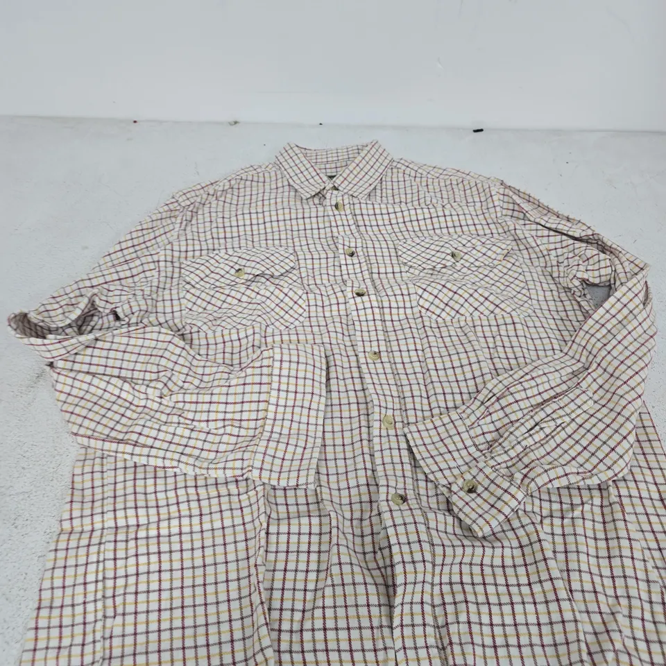 CHAMPION MEN'S PLAID SHIRT, SIZE M