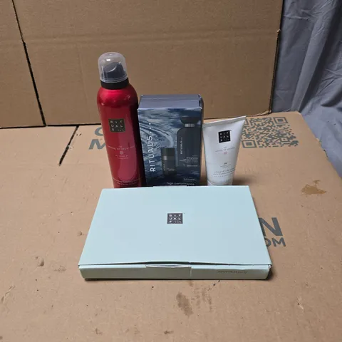 4 X RITUALS...COSMETIC ITEMS TO INCLUDE BODY CREAM, SHOWER GEL ETC