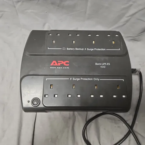 APC BACK-UPS ES 400 UNINTERRUPTIBLE POWER SUPPLY