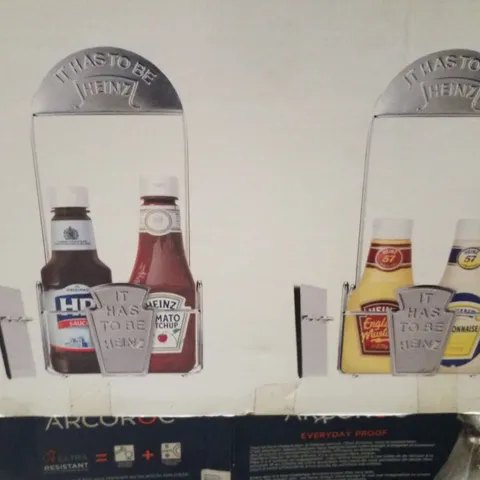 BOXED SET OF 2 HEINZ SAUCE CADDIES