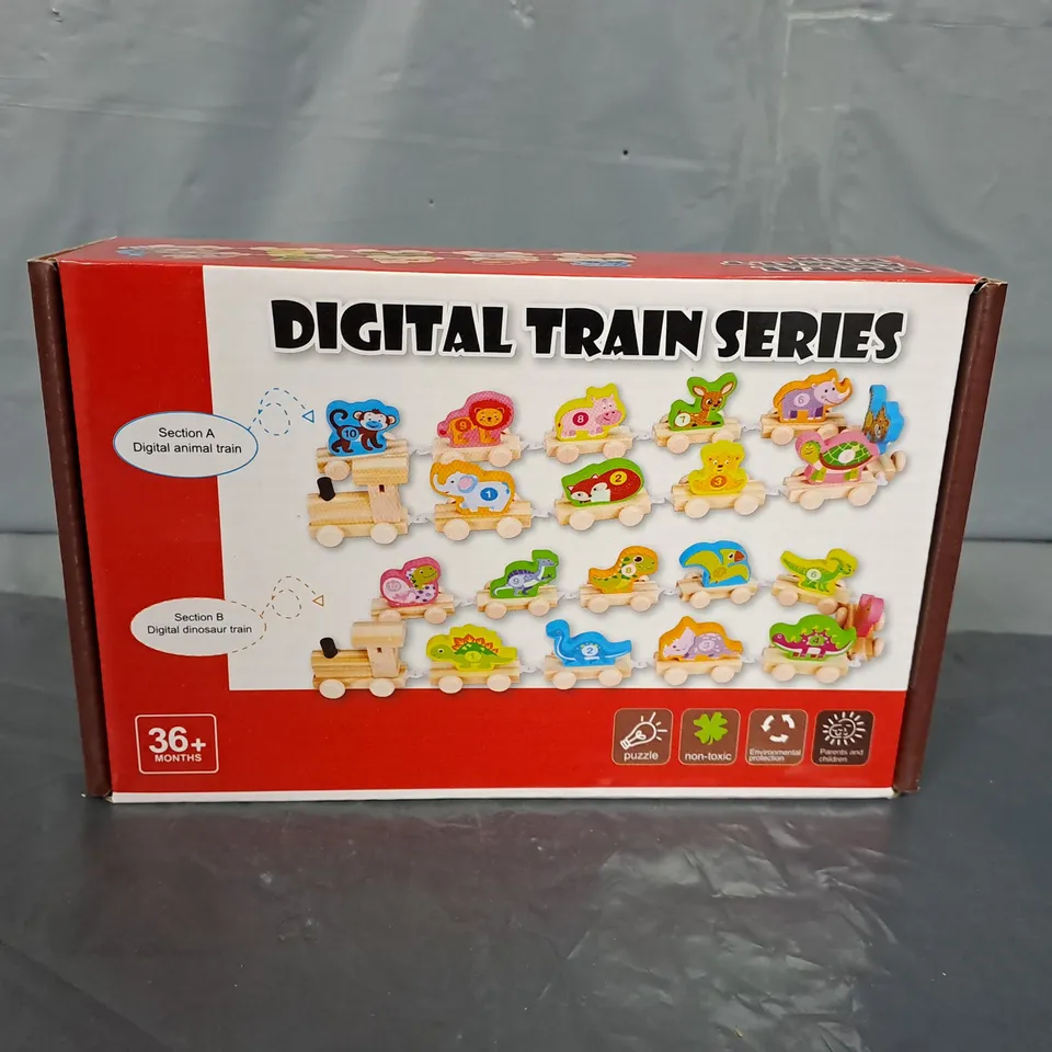 LARGE QUANTITY OF WOODEN DINOSAUR TRAIN SET