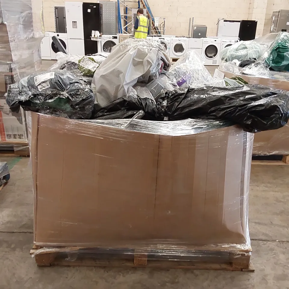 PALLET OF APPROXIMATELY 38 UNPROCESSED RAW RETURN HOUSEHOLD AND ELECTRICAL GOODS TO INCLUDE;