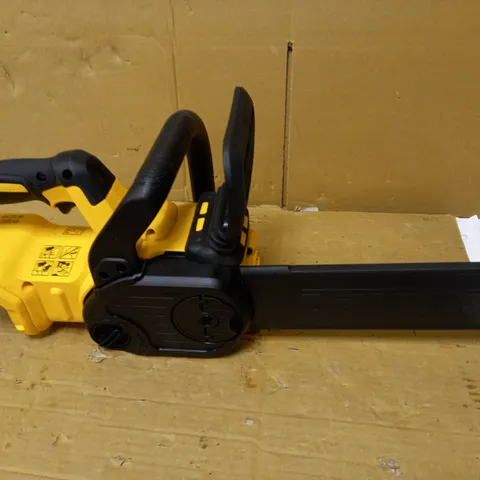 DEWALT DCM565N CORDLESS XR BRUSHLESS CHAIN SAW, 18 V, YELLOW, 30 CM