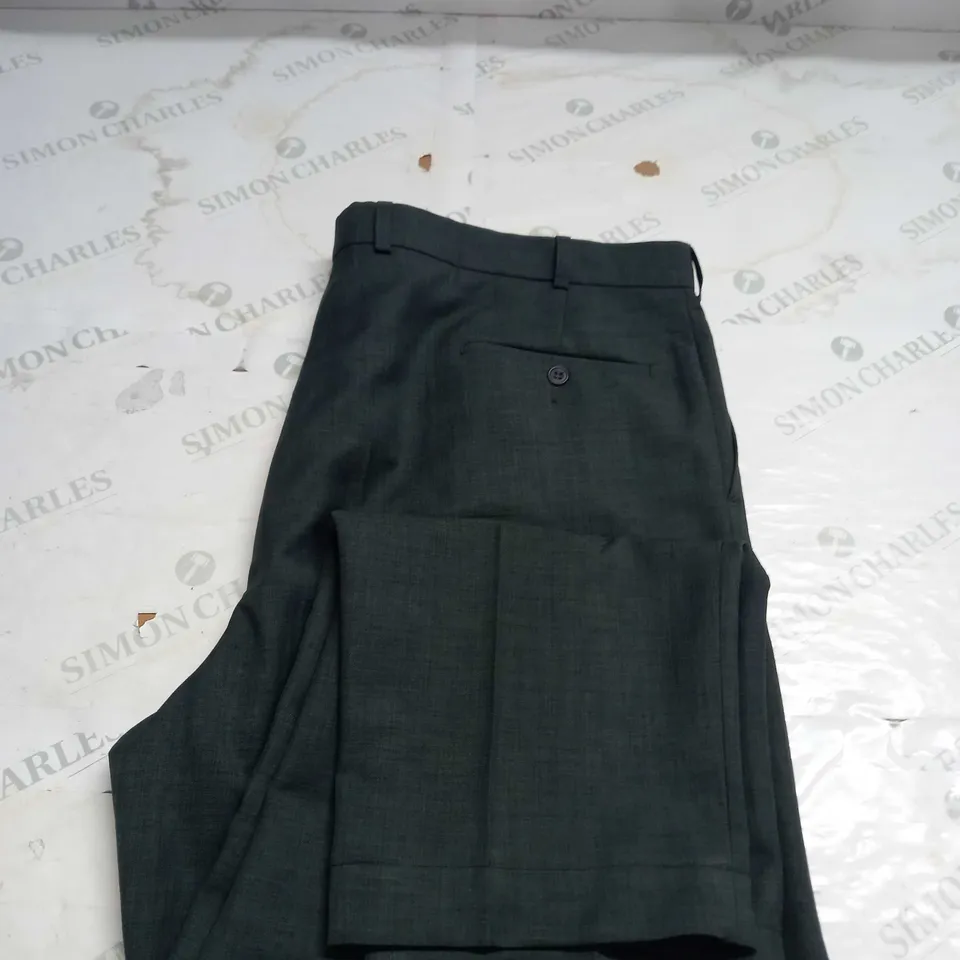 ZONA MENS TROUSER - SIZE 44R - DARK GREEN