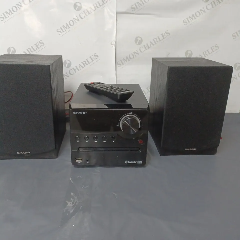 BOXED SHARP HIFI MICRO SYSTEM BLUETOOTH, CD PLAYER AND FM RADIO