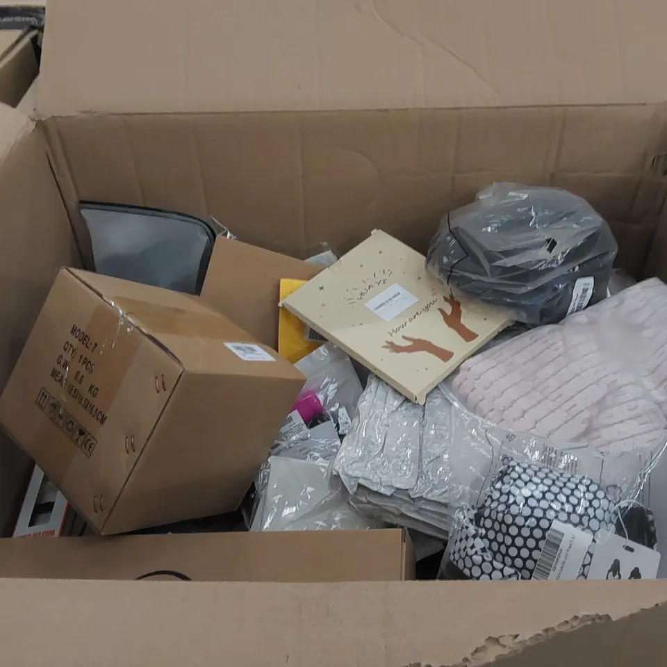 PALLET CONTAINING ASSORTED HOUSEHOLD PRODUCTS. INCLUDES TOYS, SHOES, HOME ITEMS ETC