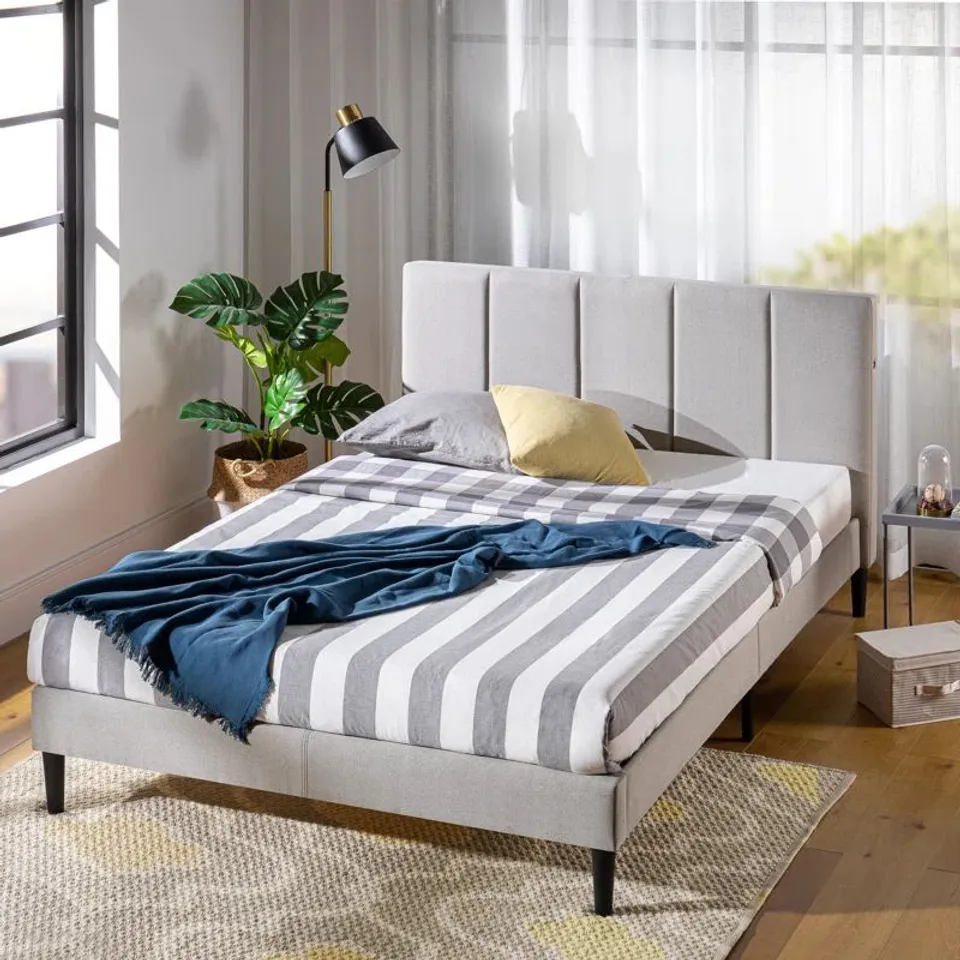 BOXED ARLEY SMART USB UPHOLSTERED BED FRAME SIZE UNSPECIFIED 