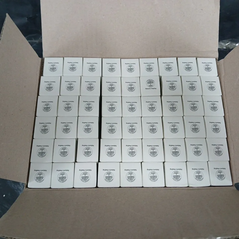 BOX OF APPROXIMATELY 50 NATURES HEALING ROSEMARY ESSENTIAL OILS - OUT OF DATE - COLLECTION ONLY 