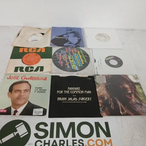 VINYL LP RECORDS – MIXED ARTISTS (MADONNA, JOSÉ GUARDIOLA, ELP, ETC.)