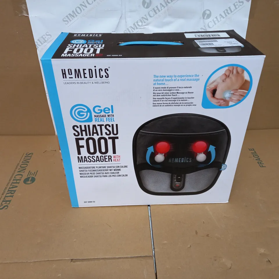 HOMEDICS SHIATSU FOOT MASSAGER WITH HEAT