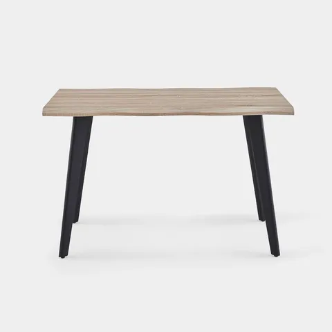 BOXED BULHARY RECTANGULAR DINING TABLE - LOG COLOUR (2 BOXES)