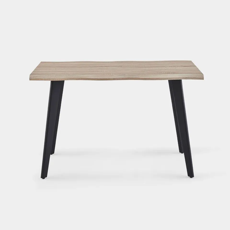 BOXED BULHARY RECTANGULAR DINING TABLE - LOG COLOUR (2 BOXES)