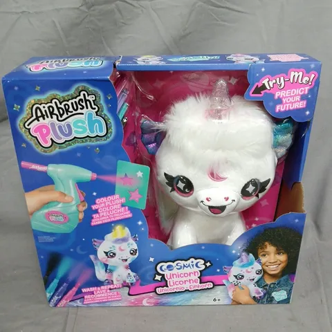 AIRBRUSH PLUSH LIGHT-UP COSMIC UNICORN